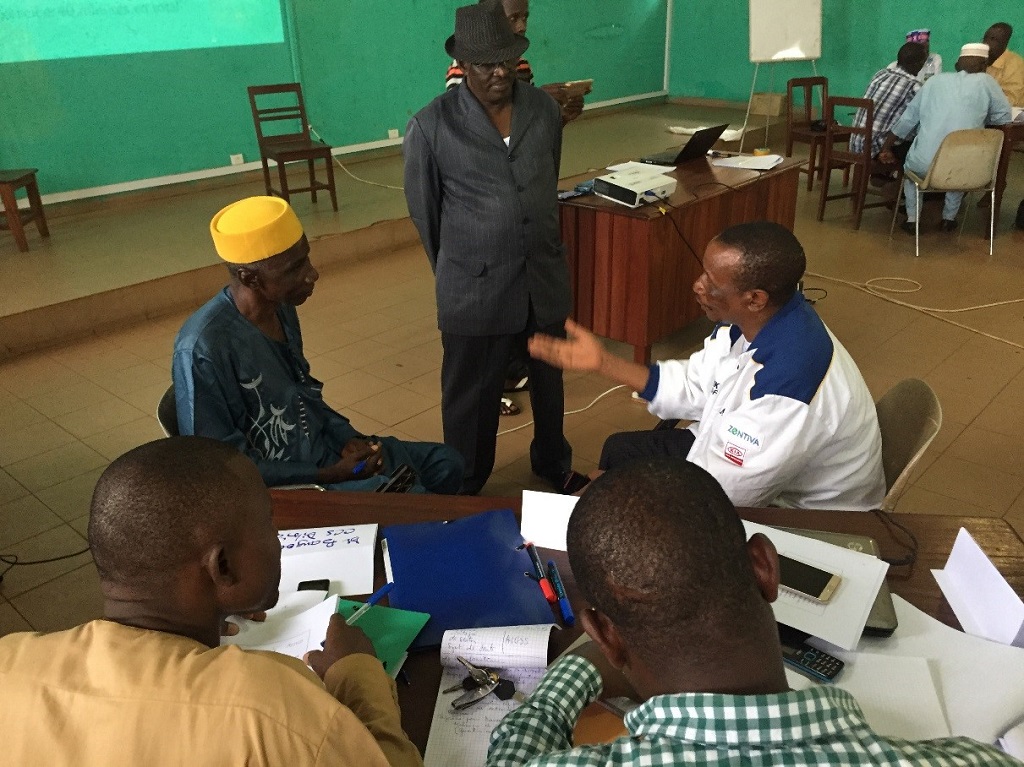 Members of the Boké district health management team
